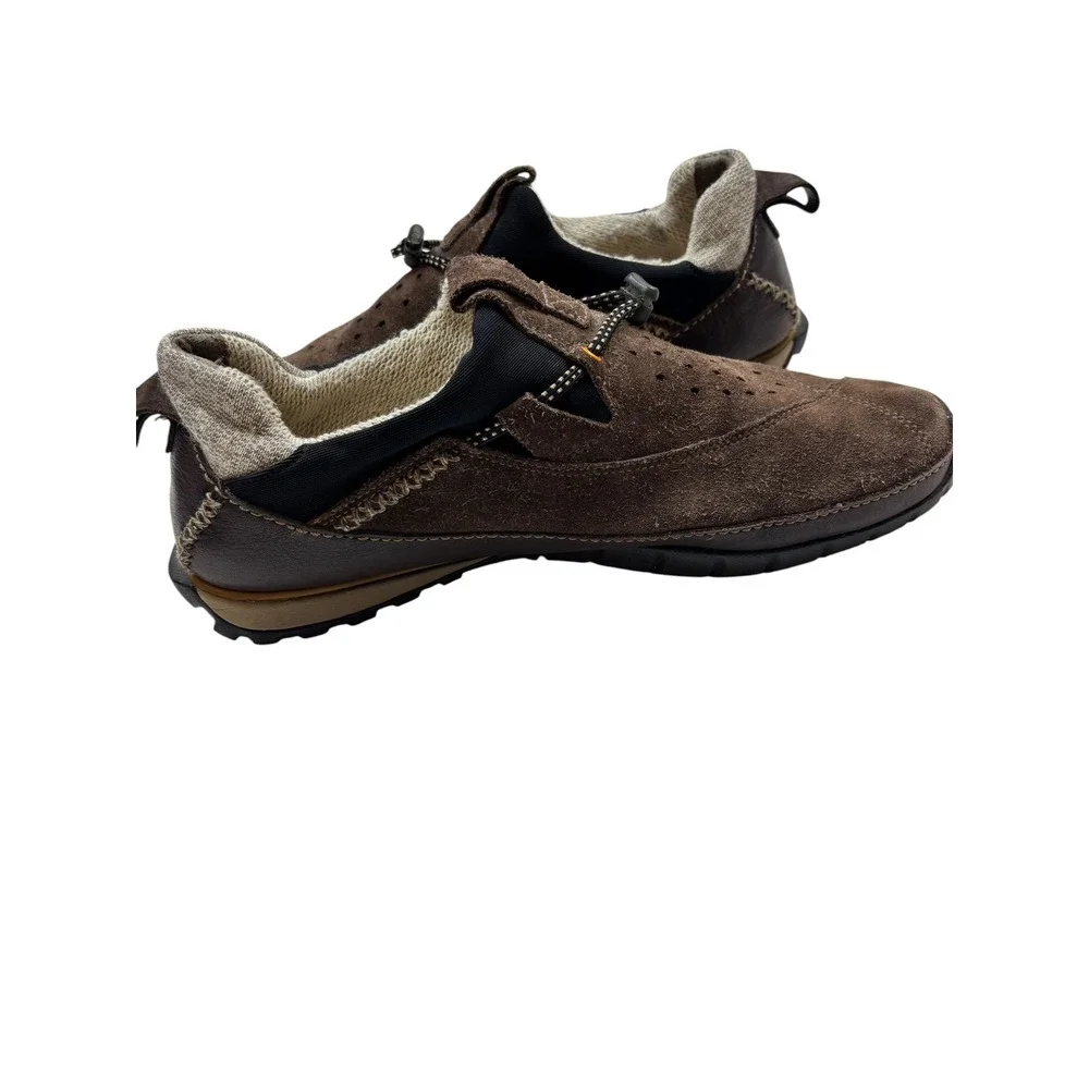 Timberland x Smartwool Brown Suede Leather Slip On Bungee Shoes Mens 12